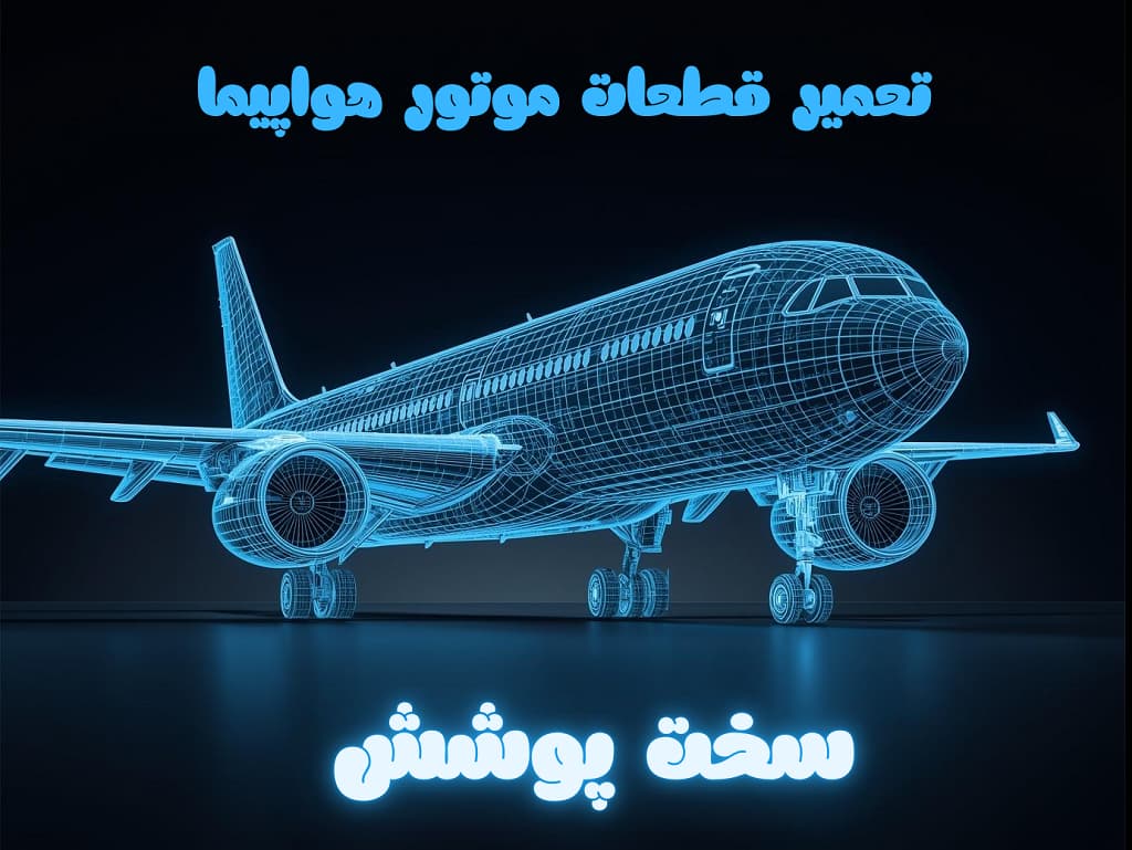 انواع تعمیرات قطعات موتور هواپیما