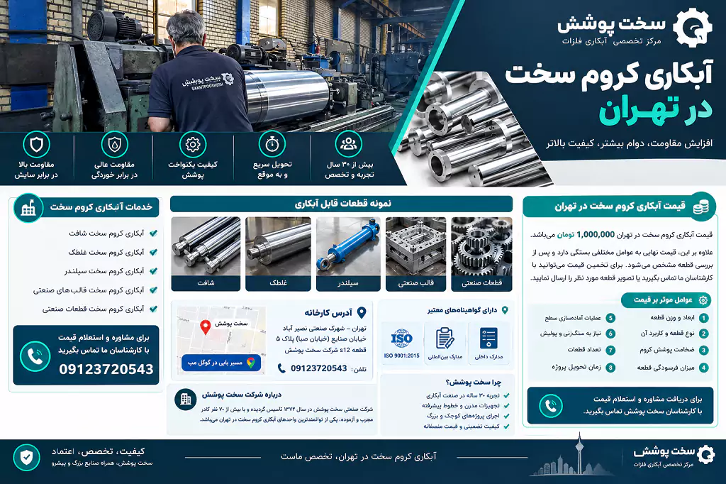 شرکت ابکاری کروم سخت در تهران